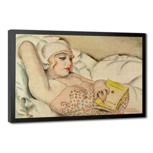 Impression sur toile Gerda Wegener décoration murale élégante pour bureau