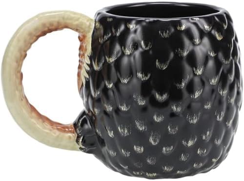 Taza con Forma de Huevo House of The Dragon - Taza de Cerámica 500ml, Regalo para Fans