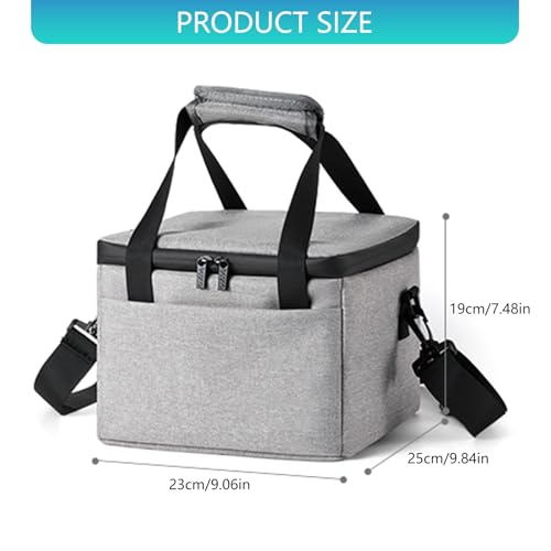 Bolsa de proyector con bolsillos interiores de malla y compartimentos 3