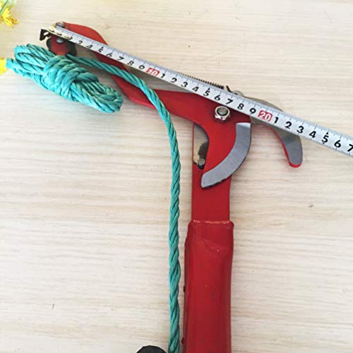 Tesoura extensível Yarnow de árvore, cortador de ramos alto, ferramentas de mão com corda de rodas p