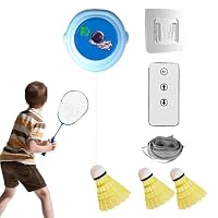 Badminton Training Kit Kit en solo Réglable Rabondeur de badminton Trainer avec des cordes élastiques et des crochets Dispositif de formation de