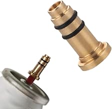 Brass Copper Nozzle Refill Gas Adapter, Gas Supply Adapter, Butane Gas Filling Inflatable Head, Gas Adapter for Dunhill Dress/Lola Gas, Energy Saving Charging, Quick Connection, Leak Proof