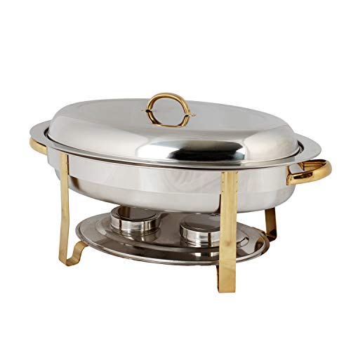 Thunder Group SLRCF0836GH Chafer 6 Quart Oval