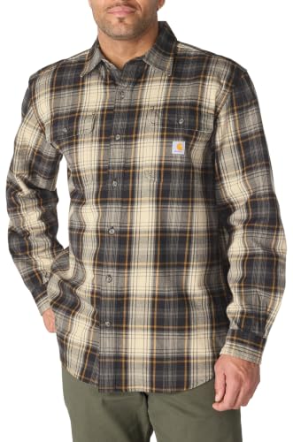 Image of Carhartt Men's Hubbard Loose Ls Plaid Shirt