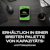Seagate BarraCuda 1TB, Interne Festplatte HDD, 3.5 Zoll, 7200 U/Min, 64 MB Cache, SATA 6 Gb/s, silber, inkl. Data Rescue Service (ST1000DMZ14) – Ansicht 4