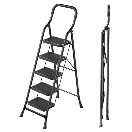 XSONGANG r 3i 4i 5i 6i ܂肽 ͂  肷tr ω׏d200KG step ladder Xebv Xc[ L^c q  O nVS y RpNg S ~ ܂ݎ (ubN,5i)