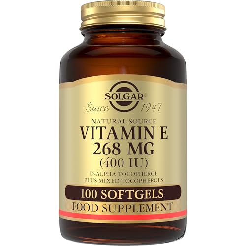 Solgar Natural Source Vitamin E 400 IU (268 mg) - 100 Softgels