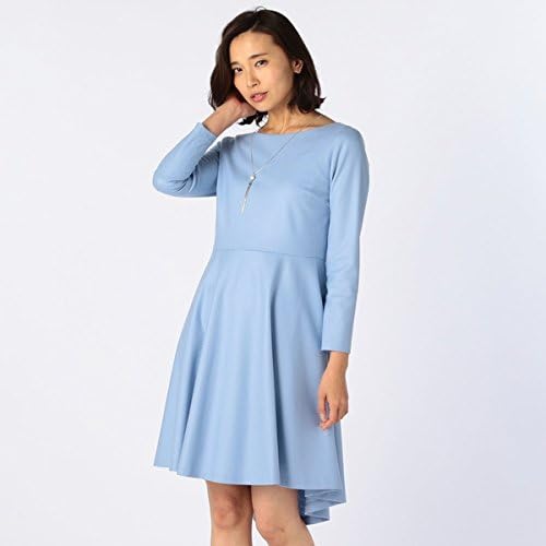 Amazon Co Jp ノーリーズ レディース Nolley S ベガスムースワンピース サックス 36 服 ファッション小物