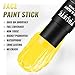 YBUETE Yellow Oil Based Face Body Paint Stick, Non-toxic Full-coverage Face Painting for Halloween Lion Tiger Minions Stage Zombie Cosplay SFX Makeup, Waterproof Cream Yellow Body Painting for Adults