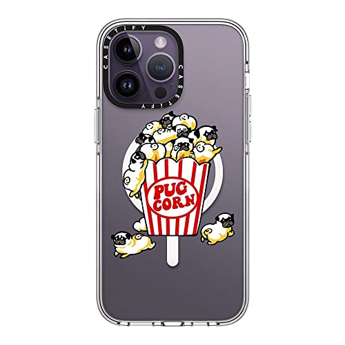 CASETiFY NA iPhone 14 Pro Max P[X [΂݂ɂf/2m̗NA/MagSafe ɑΉ] - Pug Corn
