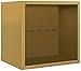 Salsbury Industries 3804S-GLD Surface Mounted Enclosure for 3704 Single Column, Gold
