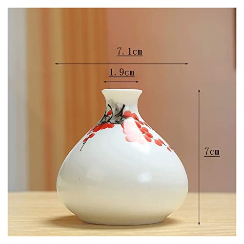 Vase céramique blanche RLKHXBS objet décoration maison salon table moderne - 2