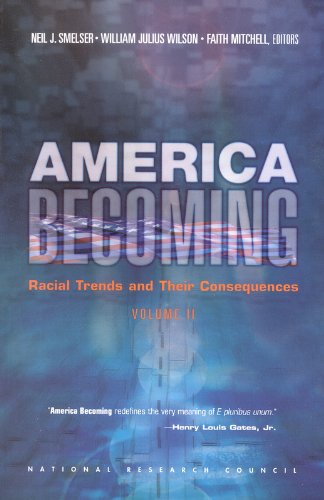 America Becoming: Racial Trends and Their Conse... 0309068398 Book Cover