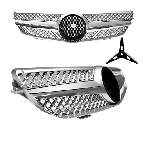 DM Autoteile CLK W209 C209 Kühlergrill Waben Front Grill Schwarz Chrom Bj Mopf 05-09