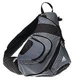 Mehrere Seitentaschen adidas Kompression Sling Bag, Unisex, schwarz