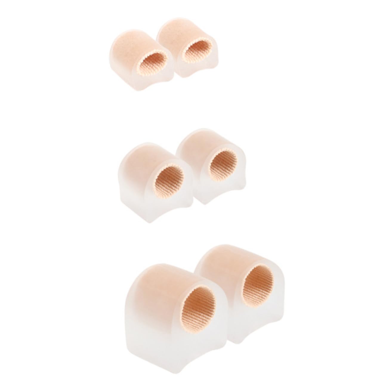 Didiseaon 30pcs Bunion Toe Separator Comfortable Reusable Gel Spacers for Foot Care Blister and Corn Relief Ergonomic Design Suitable for Toes