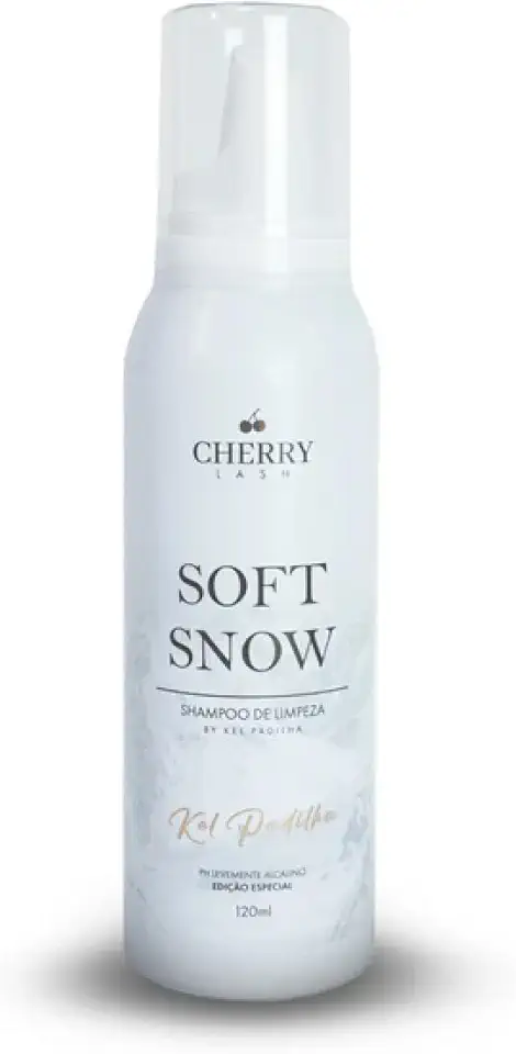 Espuma Mousse de Limpeza Soft Snow Cherry Lash Extensão de Cílios