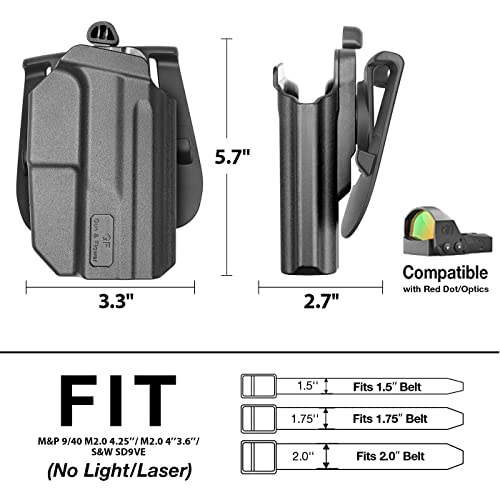 GUN & FLOWER Thumb Release OWB Holster #TOP18