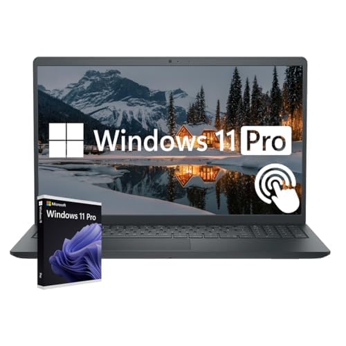 Dell Inspiron 15.6″ FHD Touchscreen Business & Student Laptop Computer, 16GB RAM 1TB SSD, 8-Cores AMD Ryzen 7 Processor, Windows 11 Pro Included, Anti-Glare, Numeric Keypad, Black