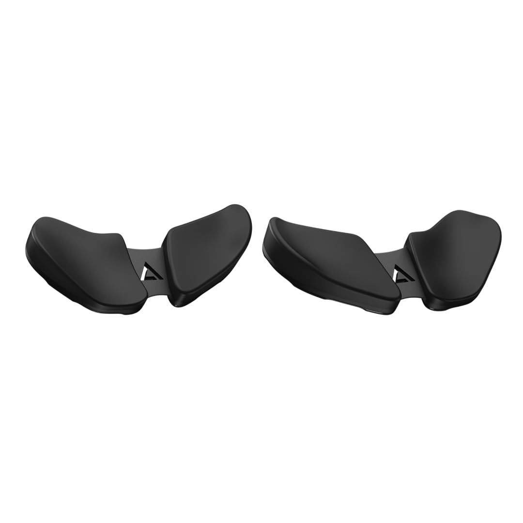 DELTAHUB Carpio 2.0 - Ergonomische Handgelenkauflage für Maus und Tastatur, Karpaltunnelunterstützung, Schmerzlinderung, Anti-Ermüdung, leichtes Gleiten, Bürocomputer, Laptop, Gaming - Klein, Schwarz
