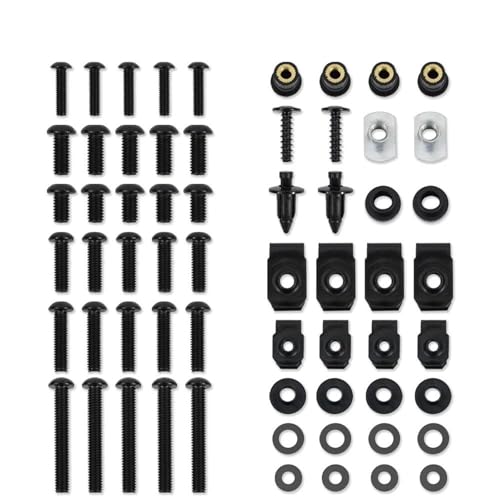 Tornillos de acero inoxidable negro para carenado de Suzuki DL1000 V-Strom