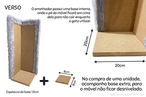 Luppet Protetor E Arranhador De Gatos Para Sofá Com Juta De Sisal E Brinquedo Interativo Marrom