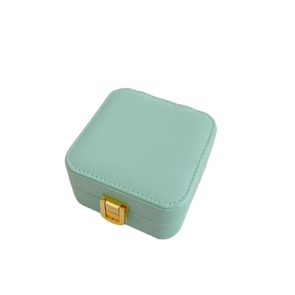 CVHfhjTG jewellery box, Jewelry Storage Case with Small Compartments, Boxes for Necklaces Earrings Rings Bracelet Women Girls(B)