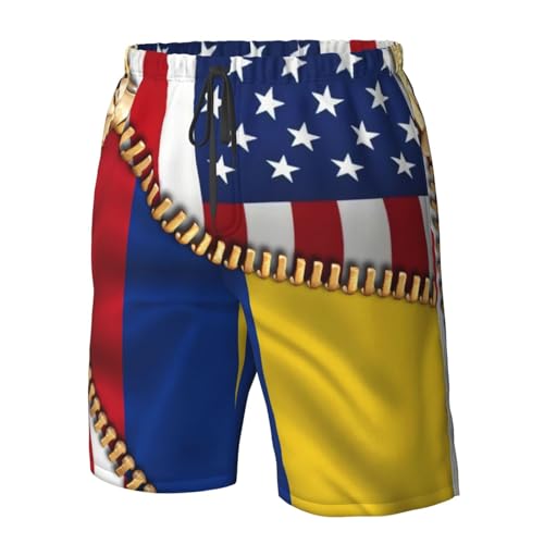 Generic Men's Swim Trunks Bathing Mesh Lining Suit Swimsuits Beach Shorts with Pockets—162