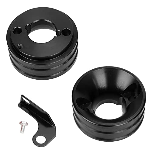 Grehua Upgrade Carburetor Carb Air Filter Adapter With Mini Air Filter Jet Kit For Predator 212Cc 6.5 Hp 196Cc Gx160 Gx200 Baja Mb200 Kt196 Ct200U Bt200X Stage 1 Go Kart Race Mini Bike Parts(Black) #TOP4