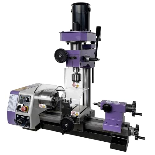 Torno taladro fresadora máquina combinada SOGI MS-1 torno de banco