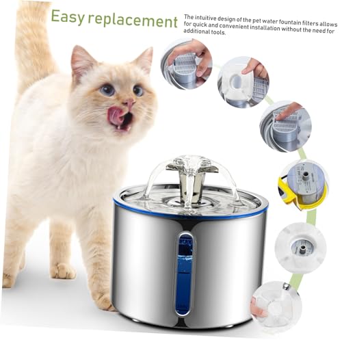 Filtros repuesto para fuente de agua para perros y gatos miniatura 6