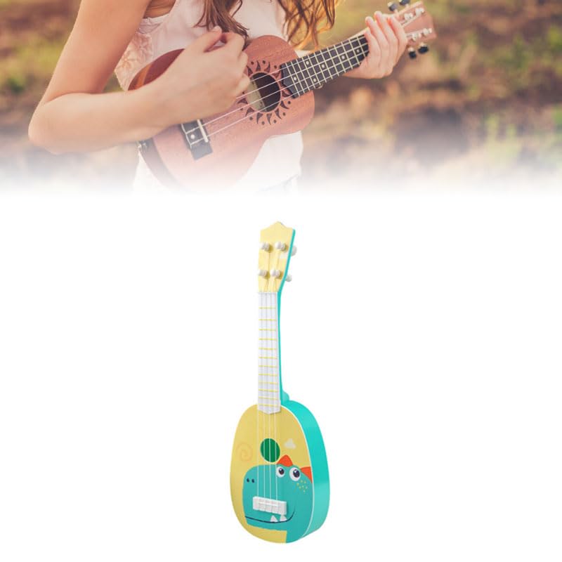 Ukelele de juguete infantil mini instrumento musical de 4 cuerdas para niños de 35cm