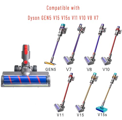 Full-Area LED Soft Roller Cleaner Head for Dyson V15 V11 V10 V8 V7 Gen5 G5 by Amalfy - Used condition - Image 2