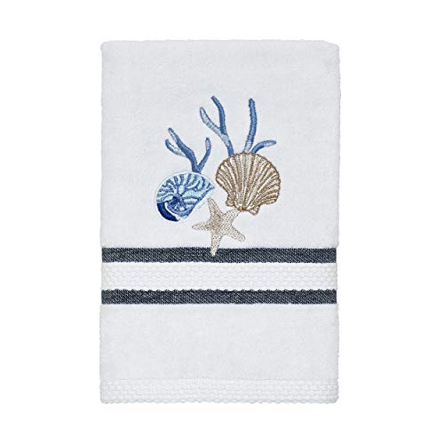 Avanti Linens Hand Towel, Soft & Absorbent Cotton Towel (Blue Lagoon Collection) Ocean Decors