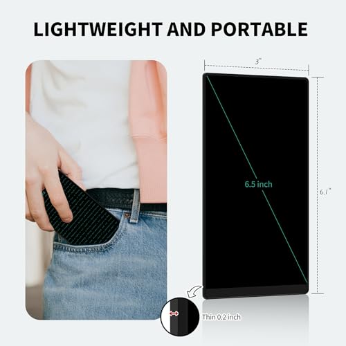 Image of LCD Writing Tablet for Adult: Double-Sided 6.5&6 Inch