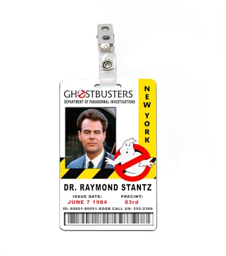 Dr. Raymond Stantz Ghost ID Badge PVC Movie Prop