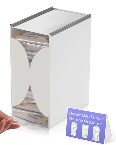 Image of Freeze Organizer for Breastmilk Storage Bags, First-in First-Out Breast Milk Storage Bags Freezer Organizer with Quick-Freeze Tray, Breastmilk Storage Container for Breastfeeding Essentials