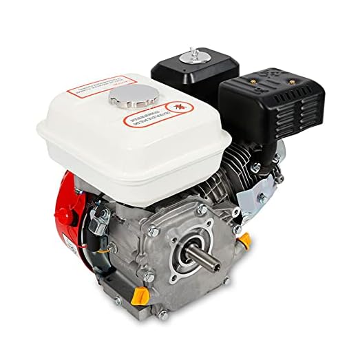 Futchoy Bensinmotor motor reservmotor kartmotor ottommotor 4-taktsmotor 7,5 hk 5,1 kW lättstartmotor enkel cylinder industriell motor oljelarm horisontell axel forcerad luftkylning