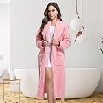 Women's Shawl Collar Bathrobe, Soft Long Towel Robes for Women - Super Absorbent Quick Dry yet Warm - Image 2