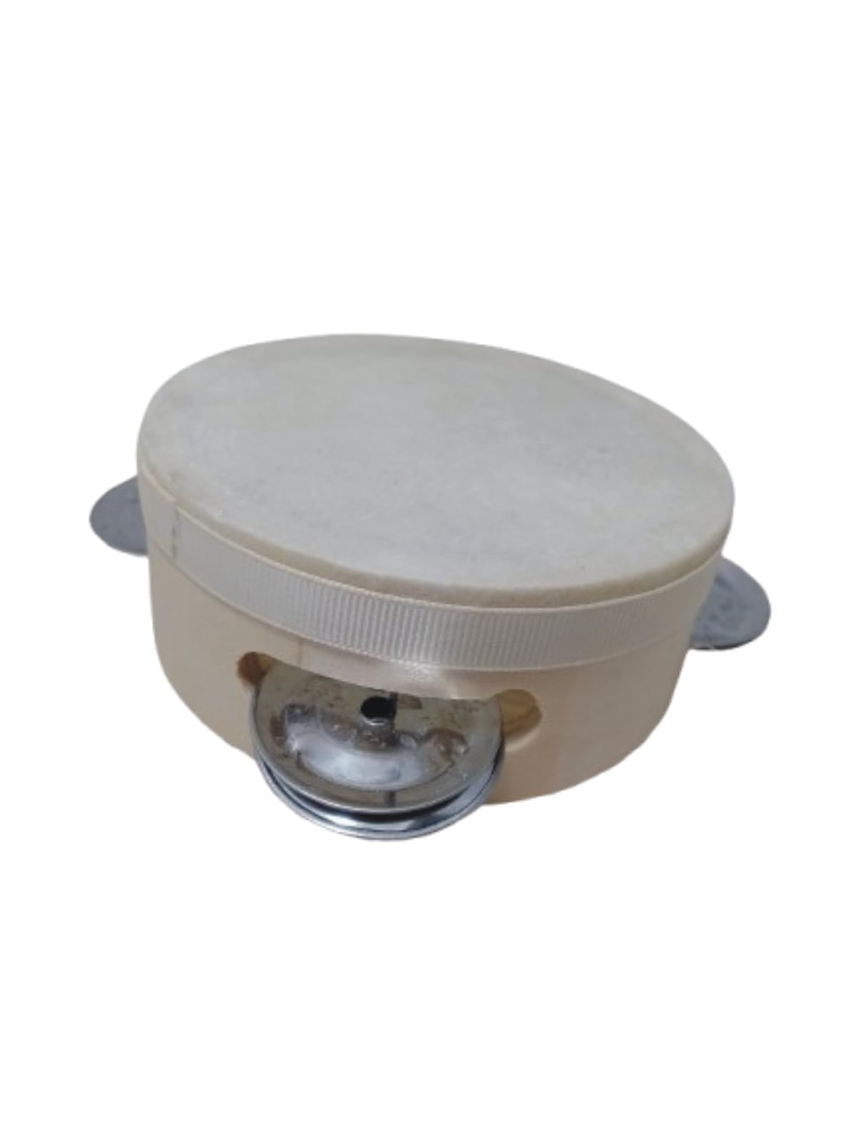 10 Tamburello in legno con sonagli in metallo 20 cm. Diametro, Perty, Festa, Danza, Bomboniera, Articolo Artigianale.