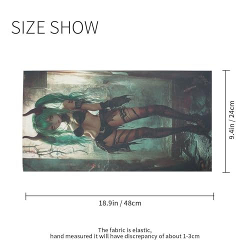 Sexy Little Devil Anime Girl Hot/Cold Weather Sun protection womens neck gaiter Unique Designs cloth face masks for Skiing Hunting Fishing2