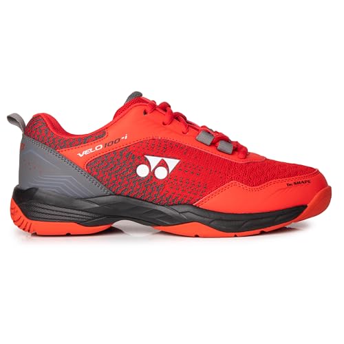 Image of YONEX Velo 100-i Badminton Shoes | Made in India | Ideal for Badminton,Squash,Table Tennis,Volleyball | Non-Marking Sole | TRU Cushion | Ergo Shape | Hexagrip |
