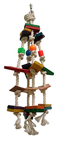 Zoo-Max Medium Parrots Toy, Quadruple Rope