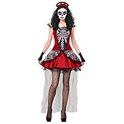 Widmann 07612 Костюм MUJER DIA DE LOS MUERTOS M