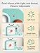 LIORQUE Visual Timer for Kids with Pause Function, 60-Minute Countdown Timers for Classroom Office Kitchen with Silent Operation, Kids Timer for Teaching