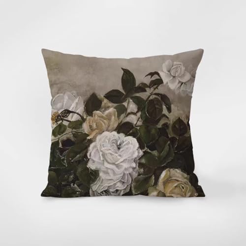 Housse de coussin décorative au tissage jacquard haut de gamme