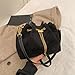 Ulxkmt Soft Suede Crossbody Bags Drawstring Bucket Purse for Women Thread String Women's Handbags