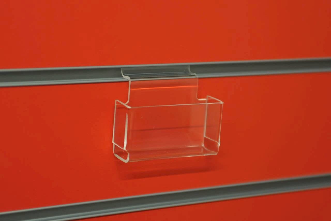 5 x Slatwall Tag Holder - Retail Shop Display, business card holder