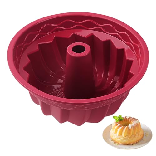 Xyvor Gugelhupfform Silikon, Gugelhupfform Ø24 cm, Backform Gugelhupf, Silikon Backform Gugelhupf, Kuchenform, für Kuchen, Götterspeise, Brot Xyvor Gugelhupfform Silikon, Gugelhupfform Ø24 cm, Backform Gugelhupf, Silikon Backform Gugelhupf, Kuchenform, für Kuchen, Götterspeise, Brot