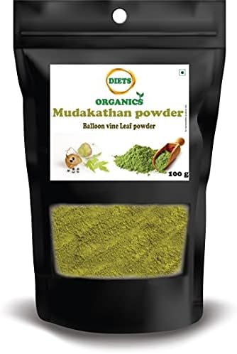Diets Organics Mudakathan Keerai Powder 100gms (2) | Balloon Vine Leaf Powder - 100 G PACK OF 2